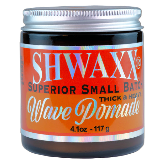 Shwaxx Wave Pomade | Thick Jojoba Jelly Formula | Wave Training Pomade | Glossy Shine | Hair Styling Aid | 4oz
