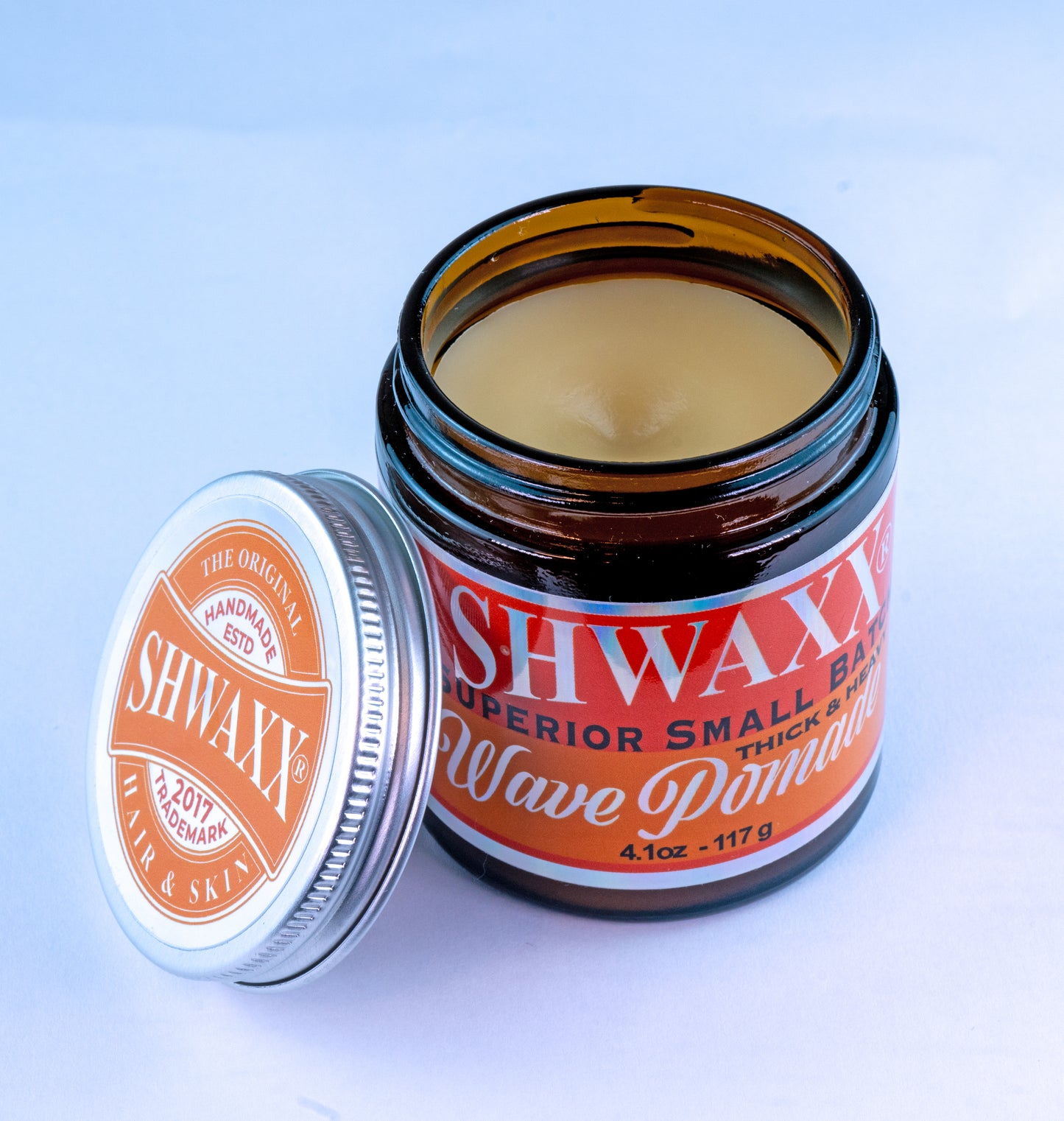 Shwaxx Wave Pomade | Thick Jojoba Jelly Formula | Wave Training Pomade | Glossy Shine | Hair Styling Aid | 4oz